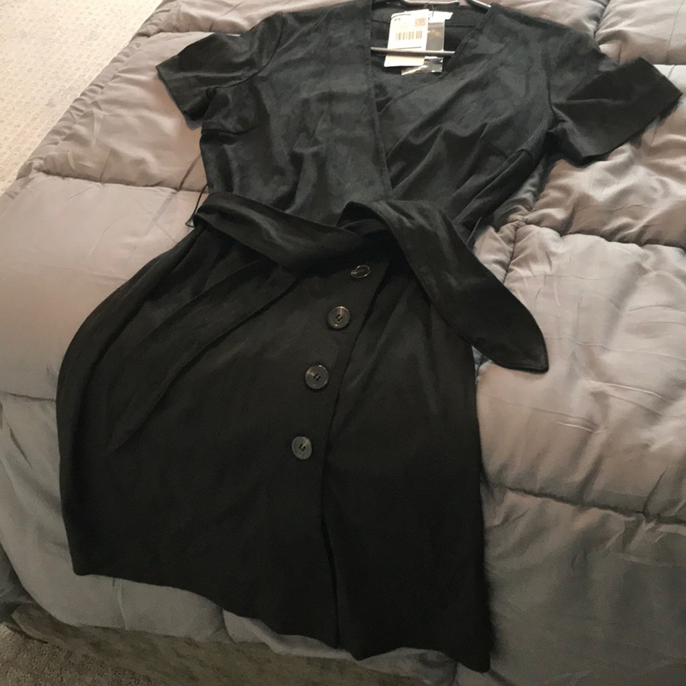 Mango Button Dress